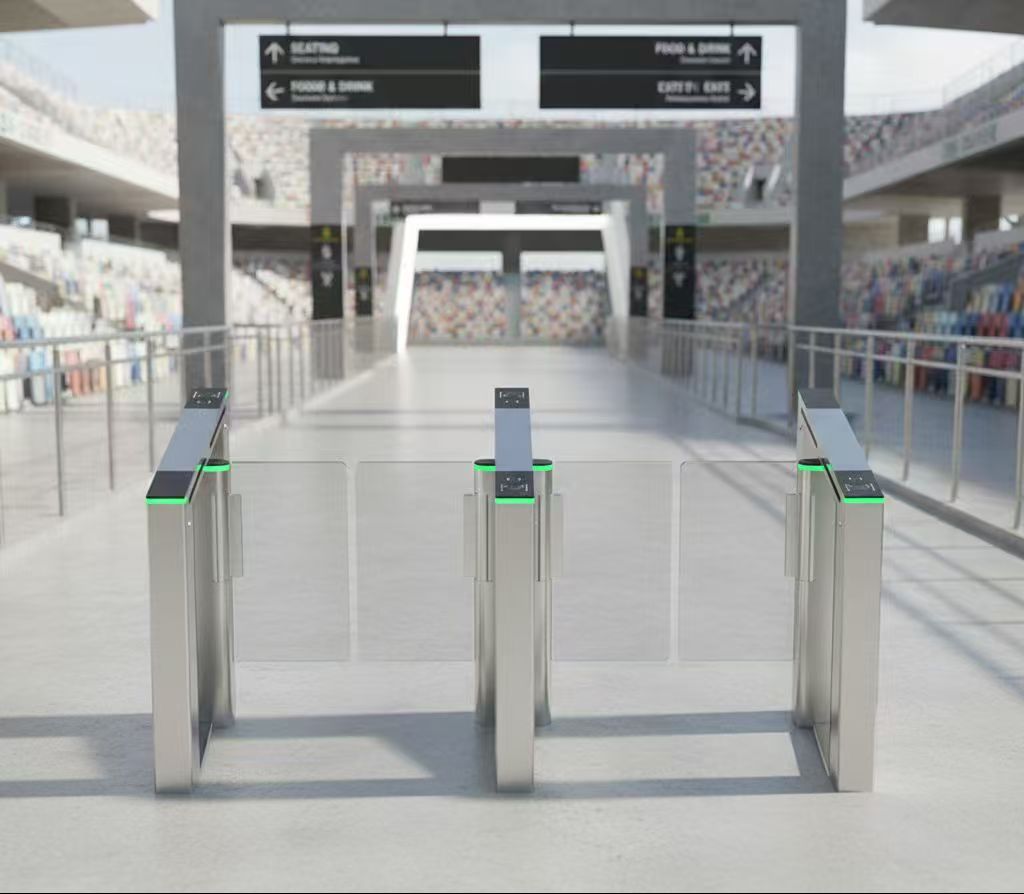 Kołowroty obrotowe integrujące rozpoznawanie żył twarzy i dłoni w celu niezawodnej kontroli dostępu