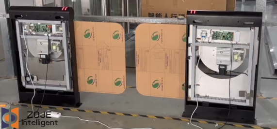 Sliding turnstile gates