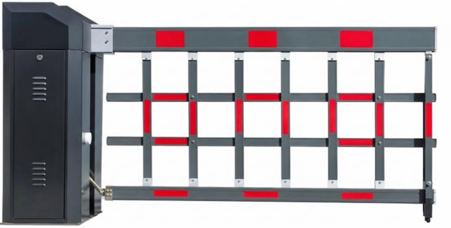air-powered barrier gates