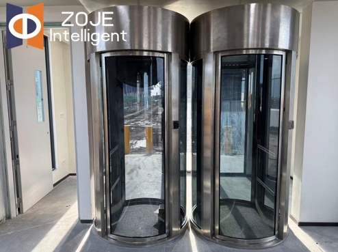 ZOJE AB-Type Glass Full-Height Turnstile